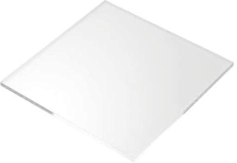 Plexiglasplatte, Acryl-Kunststoffplatte, klare Acrylplatte, Acrylplatten Plexiglas-Kunststoffplatte transparente Acrylplatte, 1 Stück Dicke 3 mm quadratische Acrylplatte geeignet for Tischschilder und
