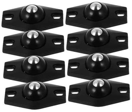 ERINGOGO 8piezas Ruedas Adhesivas Mini Giratorias Con Rodamiento Unidades Soporte Resistente Para Muebles y Electrodomésticos Para Proyectos Diy Domésticos