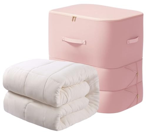 WJnflQN Ceiling Storage Bag, Compression Blanket , Large Dust Protection Storage for Wardrobe, Underbed Organisation, Moving Travel, Camping