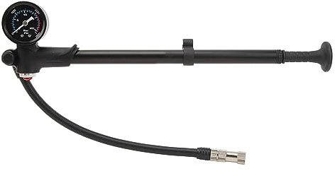 Baxnore Pompe à vélo Pompe en Alliage en Aluminium Portable avec Pression d'air pour Les amortisseurs pneumatiques