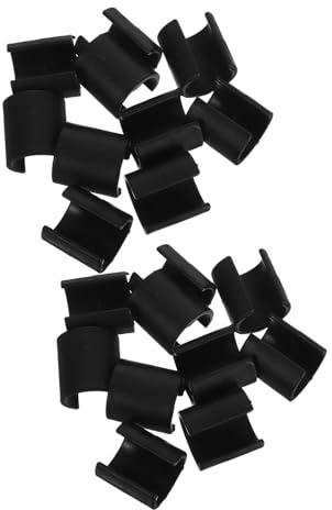 YARNOW 25piezas Clip para Poste Marcador de Fútbol Hebillas para Banderas Accesorios de Entrenamiento de Fútbol para Postes de Esquina y Marcadores
