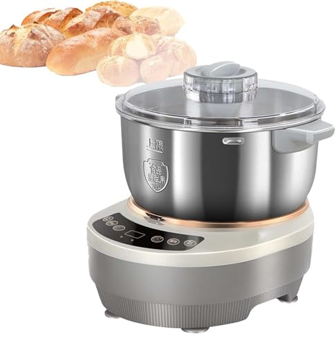 EXSHUING Impastatrice Automatica Con Funzione Di Lievitazione, Impastatrice Elettrica Per Pane Per La Cottura In Casa, Dotata Di Funzione Di Lievitazione Intelligente (25-38 °C/77-100 °F)(5L)