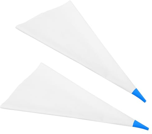 TEHAUX Lot de 2 Paquet à Mortier en Pvc pour Jointoiement de Carrelage, Poches à Douille Étanches et Résistantes, pour Maçonnerie de Briques, Blocs et Pierres, Outil Pratique