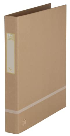 Oxford Ringbok A4 3,5 cm bred, bra för miljön, i beige