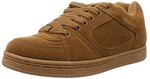 es (ス) ACCEL OGskate-skor för män, Brun, vit, guld, 43 EU
