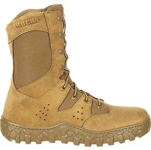 ROCKY S2V Predator Military Boot, Coyote Brown, Size 10(W)