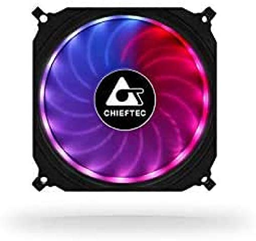 Chieftec CF-1225RGB - PC-Ventilator (Computergehäuse, Lüfter, 12 cm, 1200 U/min, 16 dB, 53 cfm)