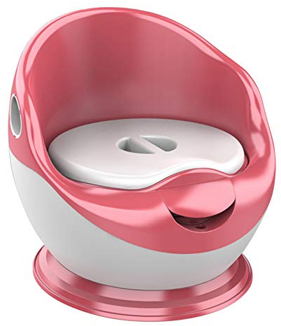 Adecuado para niños inodoro inodoro grande bebé urinario infantil bebé inodoro niño orinal niño urinario de doble propósito seguridad y confort entrenamiento. pink