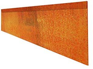 Firend Rasenkante 0,6mm 15, 18cm Corten Stahl Edelrost Mähkante Beeteinfassung Umrandung Metall Magic Rasen CF (10, 18)