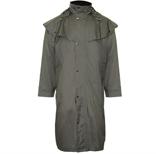 Champion Country Estate Uomo Highgrove Cappotto da equitazione impermeabile, Oliva, S