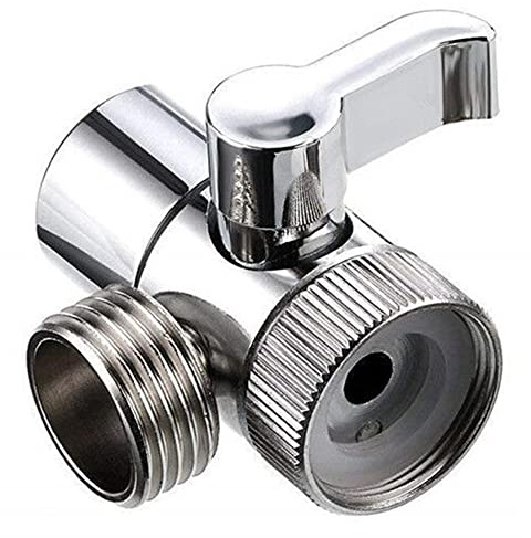 Válvula de desviación de ducha de 3 vías, accesorio de ducha para grifos de baño, adaptador de cabeza de ducha para el fregadero montado en el brazo de la ducha, fregadero (aleación de zinc)