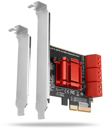 AXAGON PCES-SA6 Carte et adaptateur d'interfaces Interne SATA