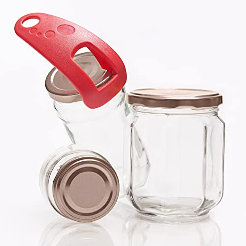 Priot Lifty Glasöffner - Jar Opener - Deckelsiegel-Releaser für schwache Hände, Kinder, Senioren, Menschen mit Arthritis, Küchenhilfe, um leichtes Glas Deckel zu öffnen - Grün