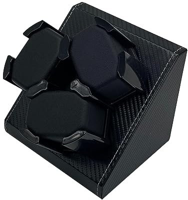 Perfeclan Uhrenbeweger für Automatikuhren, Box-Uhrenhalter, PU-, USB-Organizer, Uhrengehäuse, 3 Uhrenbeweger für Geschenke, mechanische Uhren, Armbanduhren