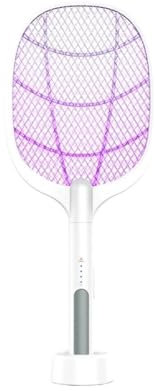 TEMPO DI SALDI Racchetta Elettrica Compatta Ricaricabile 2 In 1 Acchiappa Insetti Con Luce LED