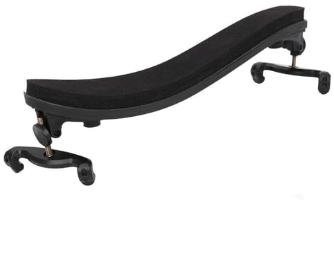 Ziranee Viola Shoulder Rest, Collapsible for Violin 4/4-3/4 & Viola 13-14, Fits 4/4 and 3/4 Violins, 13-14 Violas, Black, Manual, Polished Finish