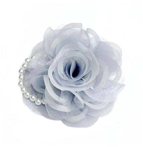 90mm Broches De Fleurs De Rose Pour Les Femmes Tissu Perle Pins De Revers Grande Broche De Fleurs De Camélia Broche De Mariage Danse Robe Accessoires Pour Les Vêtements Bijoux Banquet