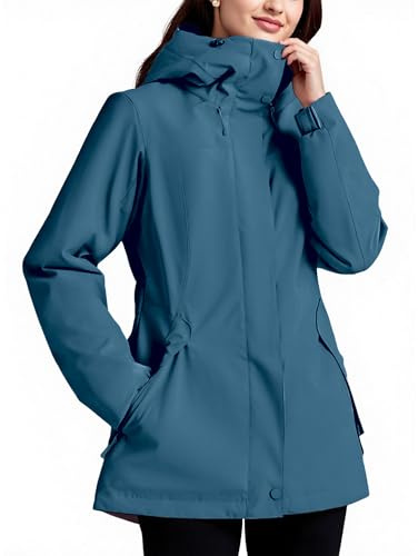 Pioneer Camp Damen Skijacke Wasserdicht Winddicht Warm Winter Outdoorjacke für Ski Snowboard Wandern