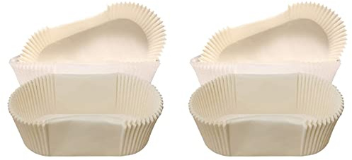 Xnuiasqe 240 Pack Greaseproof Loaf Tin Liners Straight Edge Baking Parchment Paper Non Stick Cake Pans Cake Tin Liner