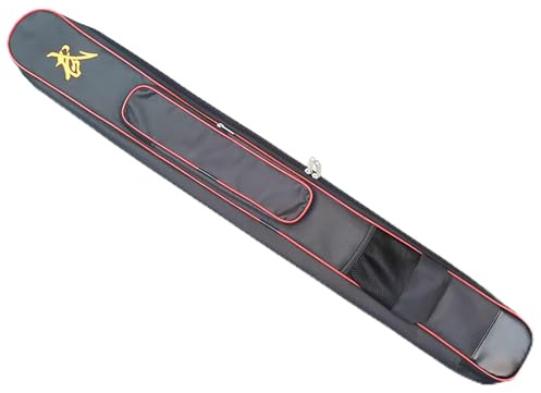 Kinesiskt kung fu svärd Taichi kampsportssvärdsväska 110 cm dubbelt lager eller med klubbväska röd eller silverkant(Red Edge,Double layer)
