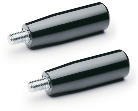 Ganter Normelemente | Fester Zylindergriff | 2 Stück | Gewinde M10 | Kunststoff/Stahl | GN 539-26-M10