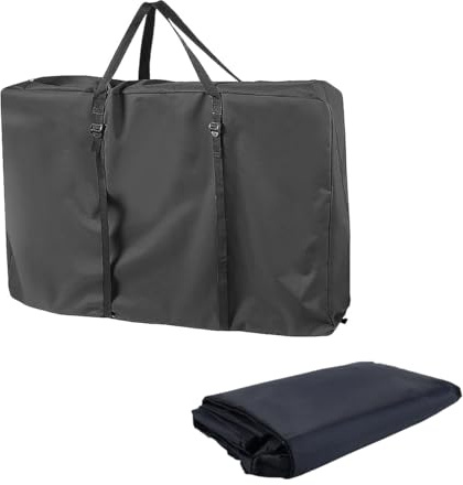 Durlo Black Waterproof Heavy Duty Wheelchair Storage Bag – Large Folding Chair Carrying Bag for Folding Wheelchairs, Walkers & Transport Chairs