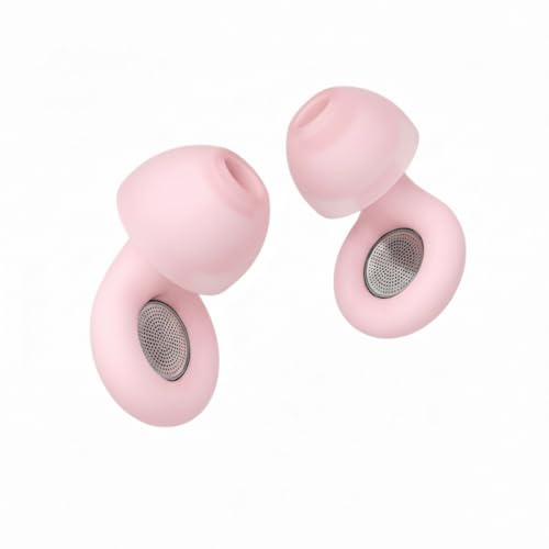 Ear Plugs for Sleeping 45DB Noise Cancelling: Ultra-Comfy Reusable Noise-Reducing Earplugs for Sleeping & Travel & Work Hearing Protection Earbuds (Pink)