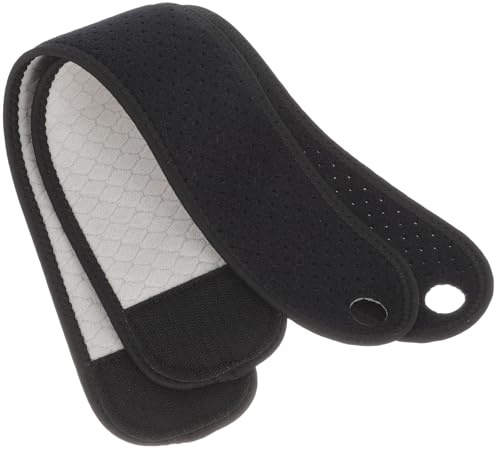 KOMBIUDA Tutore per Polso Regolabile Traspirante da Donna, Protezione Sportiva per Polso Lunga 47 Cm, Bracciale di Supporto per Attività Fitness, Corsa e Yoga, Confezione 1 Paio Nero