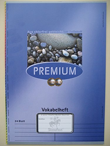 Bacher 10453 - Vokabelheft A4, 24 Blatt aqua