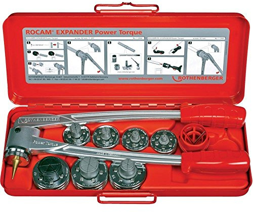 Rothenberger 12303 12-28 mm Expander Set - Silver/Red