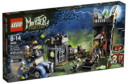 LEGO Monster Fighters - 9466 - Jeu de Construction - Le Professeur Fou et sa Créature Monstrueuse