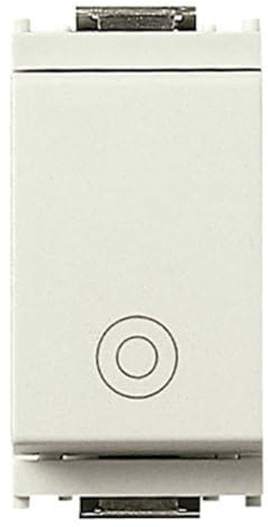Vimar 16080.B Idea Pulsante, da incasso, 1M, 1 polo NO, 10A, bianco