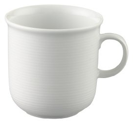 Thomas Trend Weiß - 2 x Becher mit Henkel 0,28 l - 11400-800001-15503 - Henkelbecher Mugge Humpen.