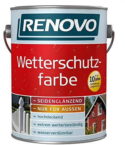 RENOVO 0095 Peinture de protection contre les intempéries Blanc 4 l