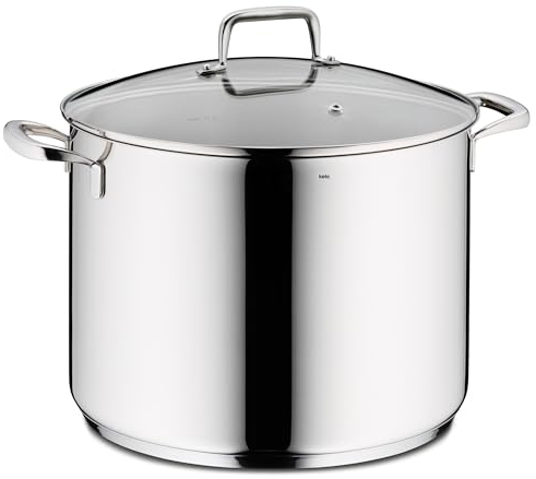 kela Flavoria Olla para Verduras, Acero Inoxidable 18/8, Plateado Brillante