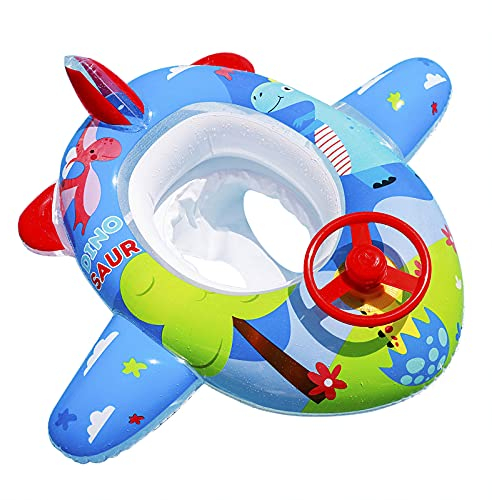 Aufblasbare Schwimmring Flugzeug Schwimmen Trainer Sitz Pool Spielzeug Schwimmsitz Schwimmreifen Pool Party Wasser Sommer Outdoor Beach Lounge Schlauchboot für Kinder Kleinkind