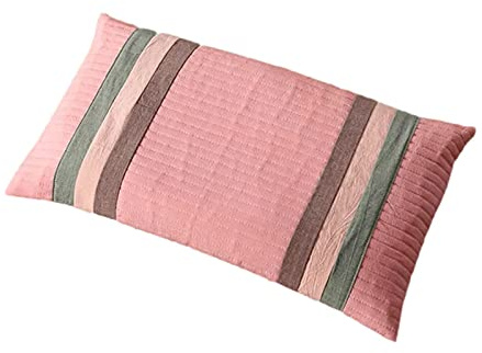 Almohada de cáscara de alforfón, Almohada de alforfón de algodón, protección contra la Columna Cervical de la Capa de Almohada, la Almohada Protege la Columna Cervical y Ayuda a Dormir la Almohada de
