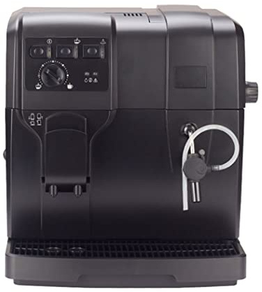 FAMYNGL Macchina da caffè Espresso Automatica e Cappuccino con Montalatte 1.5L 1250W 19Bar per Il caffè Come al Cappuccino caffè Macinato Ristorante del Ministero degli Interni in Acciaio Inox,Nero