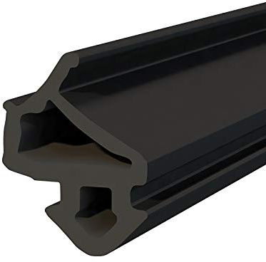 Seiletech.de Joint de fenêtre | S-1127 | 100 m | VEKA PVC | Joint en caoutchouc | Noir | Joint profilé | Joint d'étanchéité en caoutchouc pour fenêtre en plastique