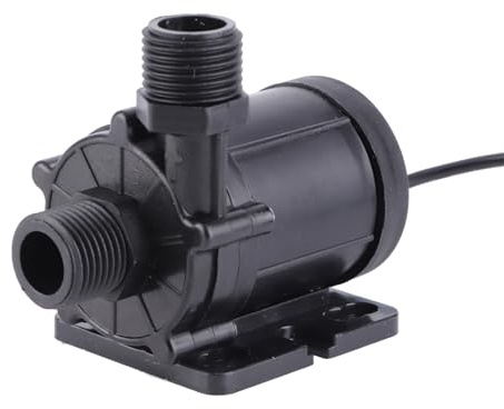Fockety Tauchwasserpumpe, 30W 700L/H 39ft DC 12V High Lift Quiet Electric Water Booster Pump, Brushless Motor, Zirkulationspumpe für Aquarium, Aquarien, Statuen, Hydrokulturen