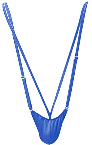 VemeFufu Perizoma G String Tanga Uomo Intimo Taglia Unica Blu