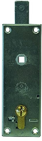 1 PZ SERRATURA PER PORTA BASCULANTE ART. B561 cilindro sagomato