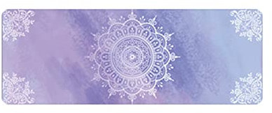 FANSU Tragbare Reise-Yogamatte 1,5mm Dick Faltbare Gymnastikmatte, Weich Leicht Übungen Trainingsmatte für Yoga, Pilates, Bikram, Stretching, Training und Bewegung (Gradient,183x68cm)