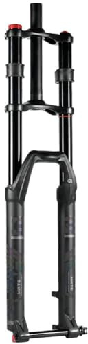 HIMALO 27,5/29'' Mountainbike Federgabel DH Double Crown MTB Luftgabel Federweg 150mm 1-1/8 Straight Fork Rebound Einstellbare Manuelle Sperre Steckachse 15 * 100mm (Size : 29'')