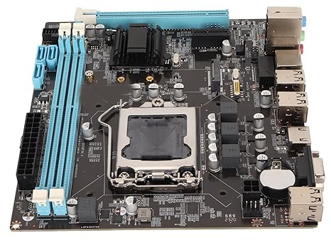 ciciglow H61 Mining Mainboard LGA 1155 mit NVME M.2, WLAN, VGA HD, 6 USB2.0 3 SATA2.0 ITX Motherboard, Unterstützt CPUs der I3 I5 I7 Serie