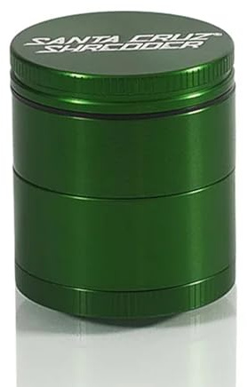Santa Cruz Shredder Macinaspezie in metallo, prodotto negli Stati Uniti, piccolo (4,3 cm), verde