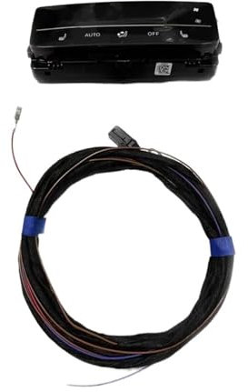 BAABLIY Hinten Klimaanlage Control Switch Panel LCD Touch Hinten Sitz Heizung Schalter 3GB 907 049 3GB907049 Kompatibel for VW PASSAT B8 CC