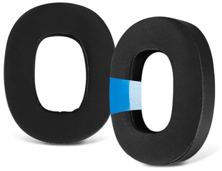 SINOWO Ersatz-Ohrpolster für Bowers & Wilkins PX8/PX7 S2 kabellose Kopfhörer mit Geräuschunterdrückung (nicht passend für PX7), Ohrpolster mit Geräuschisolierung, Memory-Schaum, Schwarz