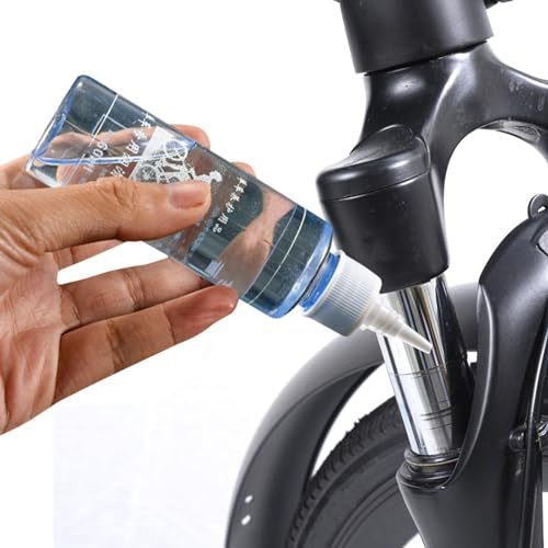 Lubricante para horquilla de bicicleta, lubricante para cadena para bicicletas,Aceite lubricante de horquilla delantera y trasera de larga duración de 60 ml para bicicletas | Suministros de mantenimie