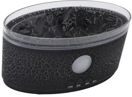 Difusor de Aceites Esenciales, Difusor Humidificador Volcán con 3 Modos de Luz, 2 Modos de Niebla, Control Remoto y Temporizador, Vaporizador de Máquina de Aire (Enchufe de la UE)